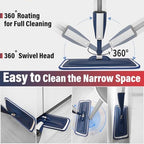 Spray Mop for Floor Cleaning, 2 Pack with Refillable Bottles & Pads - Image 6