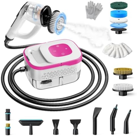 Steam Cleaner, Electric Spin Scrubber Portable Steamer for Cleaning by Unknown