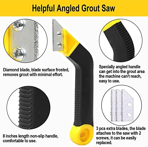 14pcs Grout Removal Tool kit, Grout Saw with Replacement Blades - Image 3