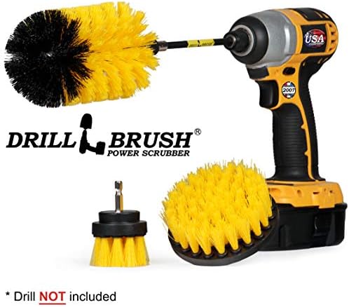 Bathroom Cleaning Brush Set - Cleaning Tools for Drill - Shower Scrubber - Image 4