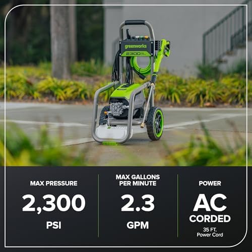 Greenworks Pro 2300 PSI 2.3 GPM Electric Pressure Washer(SGS Certified) - Image 4