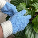 MIG4U 3 Pairs Microfiber Dusting Gloves, House Cleaning Glove for Blinds, Plants, Windows, Shutters, Furniture, Car Interior, Reusable Lint-Free Mitt, S/M - Image 4