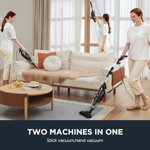 Eureka Blaze Stick Vacuum Cleaner, Powerful Suction 3-in-1 Small Handheld Vac with Filter for Hard Floor Lightweight Upright Home Pet Hair, Dark Black - Image 3