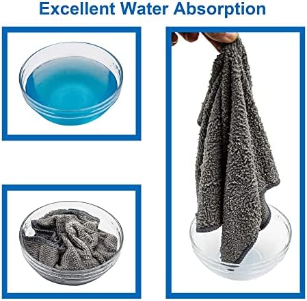 FIXSMITH Microfiber Cleaning Cloth - Pack of 50, Microfiber Towels for Cars 16 x 12 in, Highly Absorbent Cleaning Rags, Lint-Free, Streak-Free Cleaning Cloths for Car Kitchen Home Office - Image 5