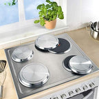 Stainless Steel Round Stove Covers Set of 4, Electric Cooktop Covers for Kitchen with 2 Pieces 8.3 Inches and 2 Pieces 6.7 Inches - Image 6