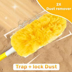 Heavy Duty Duster Refills 30 Pack, 360° Multi Surface Feather Dusters Kit with Extendable 3FT Handle, Disposable Microfiber Dusters for Cleaning Furniture, Blinds, Ceiling Fan & Car - Image 6