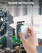 Pawfly Strong Magnetic Fish Tank Cleaner Aquarium Glass Cleaner with 2 Detachable Scrapers Floating Scrubber Cleaning Tool for 1/4 Inch Thick Glass Fish Tank Magnetic Algae Scraper Magnetic - Image 4