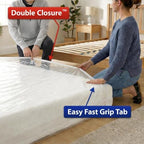 Hefty Shrink-Pak Mattress Bags for Moving - King/California King Size | Heavy Duty & Water Resistant Vacuum Compression Mattress Bag, Storage Protection Mattress Cover for Moving - Image 2
