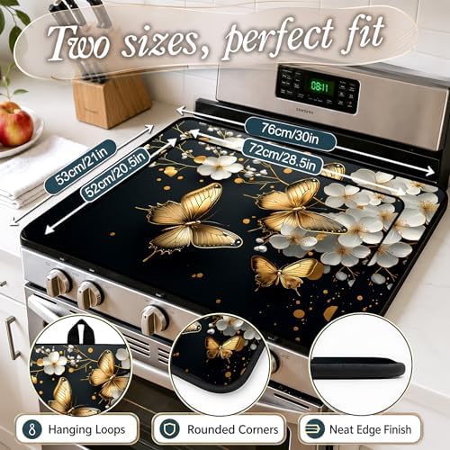 Stove Top Cover,28.5"L x 20.12"W,Heat Resistant Cooktop Protector Mat - Image 2