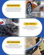 Pressure Washer Hose 50ft 4800PSI Non Marking 3/8’’ 4-Layer Structure - Image 5