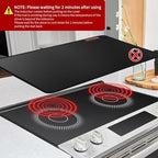 Stove Top Covers For Electric Stove Mat, Heat Resistant Mat for Glass Cooktop Double-Sided Fireproof Waterproof Oilproof 28.5 x 20 Inches Black - Image 6