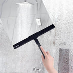 Silicone Rubber Blade & Hook Shower Window Squeegee 11" in Width Silicone Car Squeegee Bathroom Squeegee for Shower Squeegee for Shower Doors Car Window-Black - Image 5