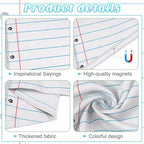 6Pcs Classroom Fluorescent Magnetic Light Covers,2x4 FT Notebook Paper - Image 3
