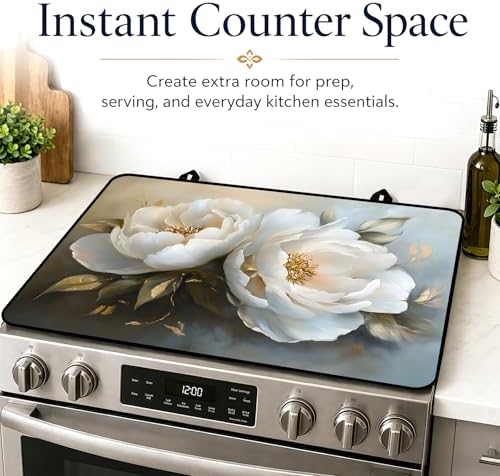 Stove Top Cover,28.5"L x 20.33"W,Heat Resistant Cooktop Protector Mat - Image 7