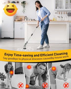 Electric Spin Scrubber for Bathroom, Shower Scrubber with Long Handle - Image 2