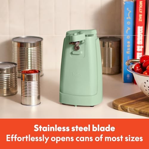 bella Electric Can Opener, Automatic One-Touch, Seaglass - Image 5