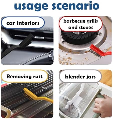 Betanull Crevice Cleaning Brush Set, Multi-Purpose Hard Bristle Brushes - Image 6