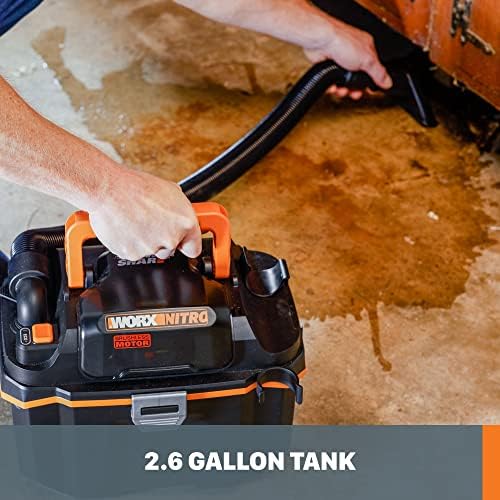 WORX Cordless Wet/Dry Vacuum, 20V 2.1 Gal, WX031L.9 - Image 4
