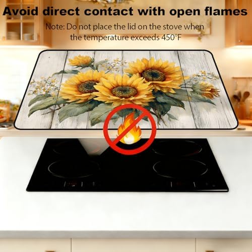 Stove Top Cover,28.5"L x 20.36"W,Heat Resistant Cooktop Protector Mat - Image 6