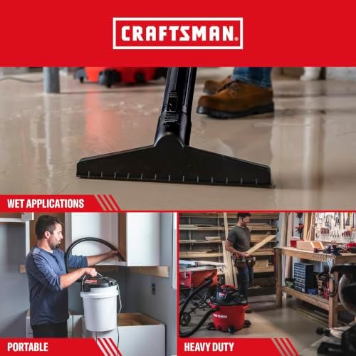 CRAFTSMAN 16 Gal. 6.5 Peak HP and 1.75 Peak HP Powerhead Vacuum Bundle - Image 4