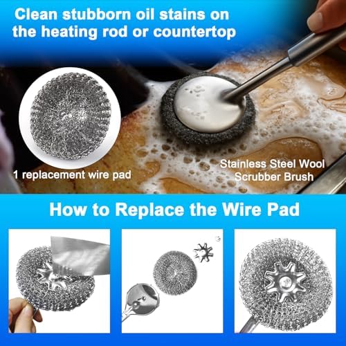 XANGNIER Large Commercial Fryer Cleaning Tools,6 Pcs - Image 4