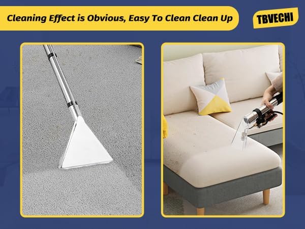 Carpet Cleaning Machine, 1000W 40L/11gal Professional Commercial Carpet Cleaner Machine with Long Flat/Dust/Water Vacuum Head and Round Brush, 3 in 1 Vacuum Washing Carpet Extractor Machine - Image 2