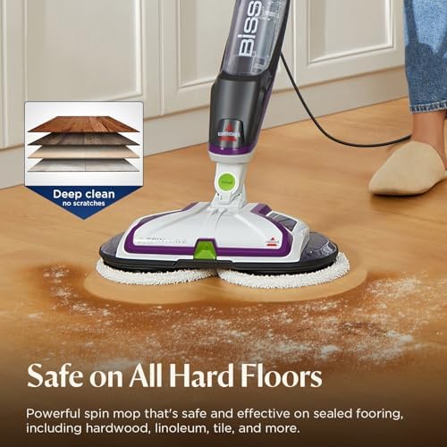BISSELL SpinWave Pet Hard Floor Corded Spin Mop, 20399 - Image 5