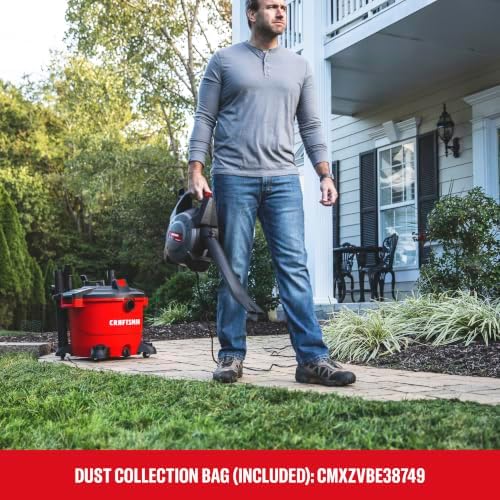 CRAFTSMAN CMXEVBE17607 16 Gal. 6.5 Peak HP Wet Dry Vac with Detach Blower - Image 6