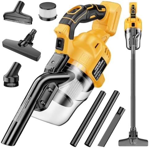Cordless Handheld Vacuum Cleaner Compatible with DeWalt 20V Battery by Fledukten%E2%80%94PowerThatDrives