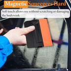 ecocstm 4 PCS Vinyl Felt Squeegee, 4 Inch Magnet Tint Decal Squeegee Tool - Image 6