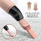 STARUMENT Portable Hand Vacuum Cleaner for Dust Pet Hair Dirt Home Car Interior, Furniture Lightweight Easy to Use, Compact Design Battery Rechargeable with USB-C Cable Pink - Image 5
