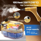 Handheld Steam Cleaner, 10s Fast Handheld Heating Steamer for Cleaning 15-in-1 High Pressure Steam Cleaner for Home & Kitchen, Grease, Grout, Tile,Floor,Couch and Car - Image 2
