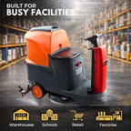 SUNMAX RT70 22" Ride-On Floor Scrubber, 18.5-Gal Dual Tanks - Image 4