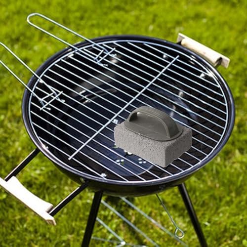 Grill Cleaning Brick Set with Ergonomic Handle, Natural Pumice Stone, Scratch-Free BBQ Tool for Grills, Oven Racks, Tiles, and Stovetops, 4 Pieces - Image 4