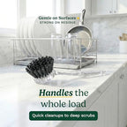Cuisinart Dish Brush with Handle, 2 Pack, Firm Bristles - Image 4