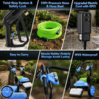 4800PSI Pressure Washer Electric Power Washer, 1800W High Pressure Washer - Image 4