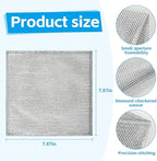 24Pack Multipurpose Wire Dishwashing Rags, Upgrade Non Scratch Wire Dishcloth, for Wet and Dry Use, Reusable Metal Scrubbing Microfiber Clean Cloths for Home/Kitchen/Stove - Image 2