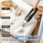 Handheld Vacuum Cordless Car Vacuum Cleaner 11000PA High Power Portable 1.4lbs Lightweight Rechargeable with 2 Filter Multi-Nozzles for Home Office Dust - Image 2