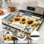 Stove Top Cover,28.5"L x 20.24"W,Heat Resistant Cooktop Protector Mat - Image 2
