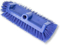 SPARTA Multi-Level Tile Scrub Brush 12" Wide Brush Head, Heavy-Duty Tile Cleaning Brush with End Bristles for Commercial Tiles, Tubs and Floor, Plastic, 12 Inches, Blue, (Pack of 12) by SPARTA