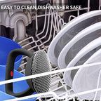 Cast Iron Cleaner Scrubber with Heavy Duty Handle, 3mm Welded Chain Mail - Image 5