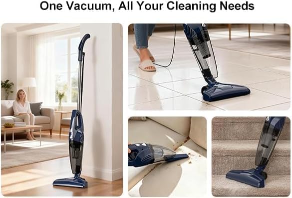 Corded Small Vacuum Cleaners for Home Stick Lightweight VA001 - Image 6