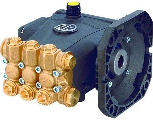 Annovi Reverberi RCA3G25E-F8 5/8” Hollow Shaft Replacement Commercial Pump. 2500 PSI, 3 GPM, 170 Bar, 1750 RPM, Brass Head, E Version Style Pressure Washer Pump, Aluminum Connection Rods. by AR+Annovi+Reverberi
