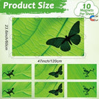 6 Pcs Fluorescent Light Covers with 60 Magnets Decorative for Classroom Ceiling Lights 4 x 2 Feet Magnetic Light Cover Filter Easy Install for Office Hospital Home Ceiling Supplies (Green Leaf Frog) - Image 2