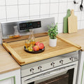 Noodle Board - Stove Top Cover for Electric, Gas, Wooden Stove - Decorative Rustic Kitchen Serving Tray, 30'' * 22'', Bright Wood by Unknown