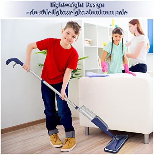 Spray Wet Mops for Floor Cleaning: Hardwood Floor Mops with 2 Bottles - Image 6