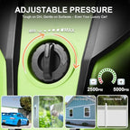 5000 PSI Adjustable Electric Pressure Washer, 2026 New Power Washer Pressure Adjustable (2500PSI-5000PSI) with 23ft Hose, 4 Nozzle and Detergent Tank for Cars, GFCI Protection, Upgraded Green - Image 2