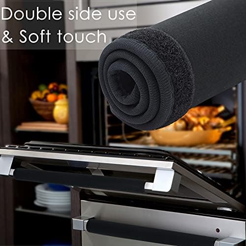 7Pcs Refrigerator Door Handle Cover Washable Kitchen Appliance Decor Handles Fridge Oven Microwave Dishwasher Antiskid Protector, Keep Off Fingerprints Food Stains - Image 5