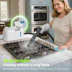 Handheld Steam Cleaner, 3S Instant Heat, 1350W High-Pressure Steamer, Multi-Surface Cleaner for Grout, Tile, Bathroom, Kitchen & Car, Chemical-Free, Continuous Refill - Image 5