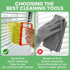 4 Pack Window Blind Cleaner Duster Tool, 7 Finger Venetian Scrub Brush with Washable Microfiber Sleeves, Color Coded Cleaning Kit for Mini Vertical Blinds, Air Conditioner Vents and Fans - Image 4